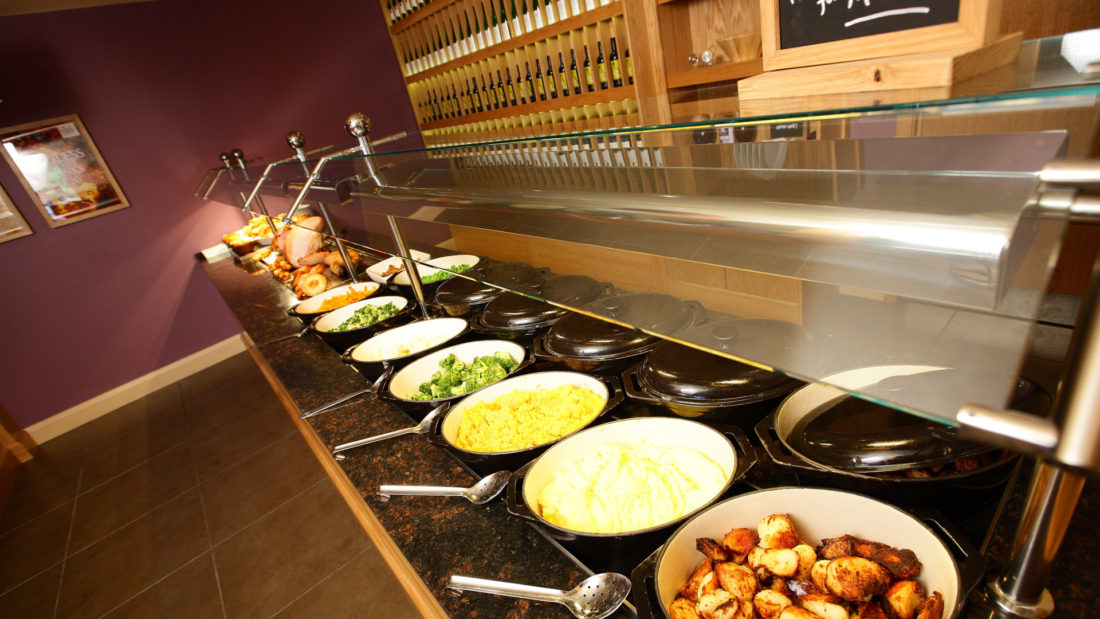 The carvery station